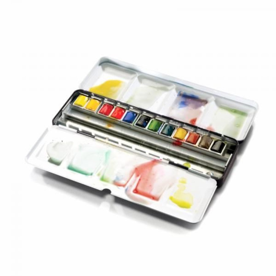 Peintures Creastore Peinture Aquarelle Extra&Fine | Boite D'Aquarelle Extra-Fine Black Box - Winsor & Newton