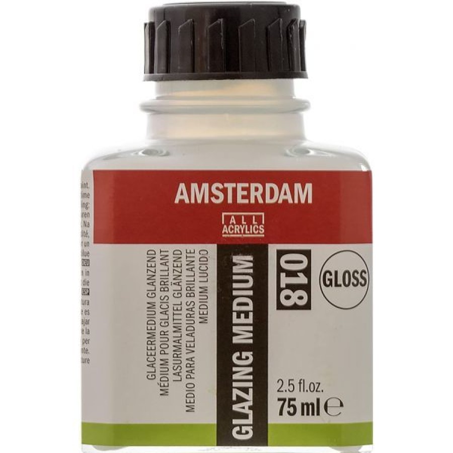 Peintures Creastore Mediums & Vernis Peinture Acrylique | Medium Glacis Brillant - 75 Ml - Amsterdam