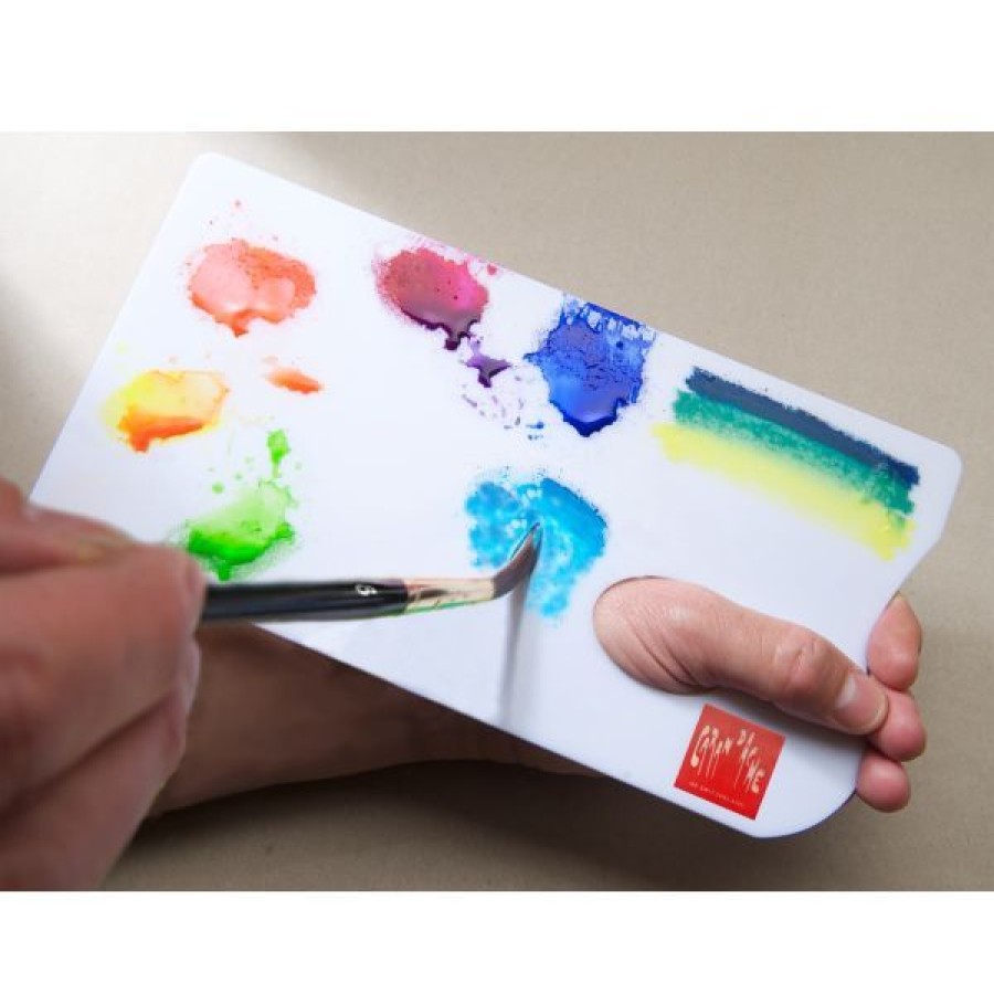 Peintures Creastore Accessoires Pour Peinture Aquarelle | Palette Aquarelle - 26X13Cm - Caran D'Ache