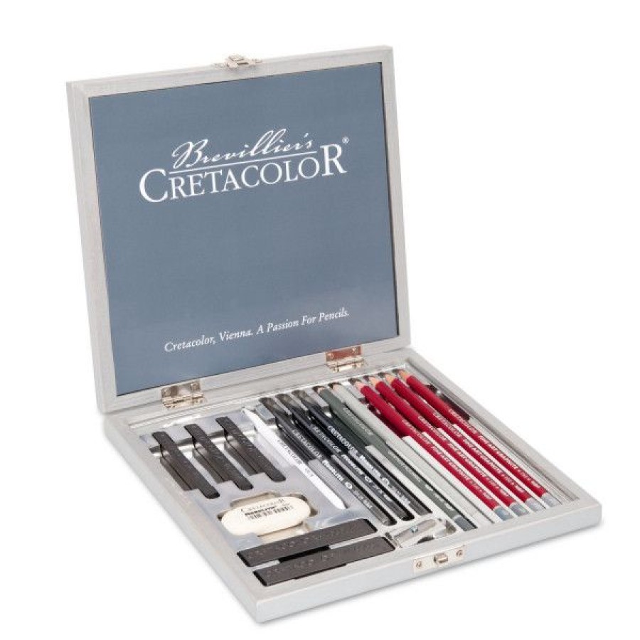 Dessin & Arts Graphiques Creastore Crayons Graphites | Coffret Silver Box - Cretacolor