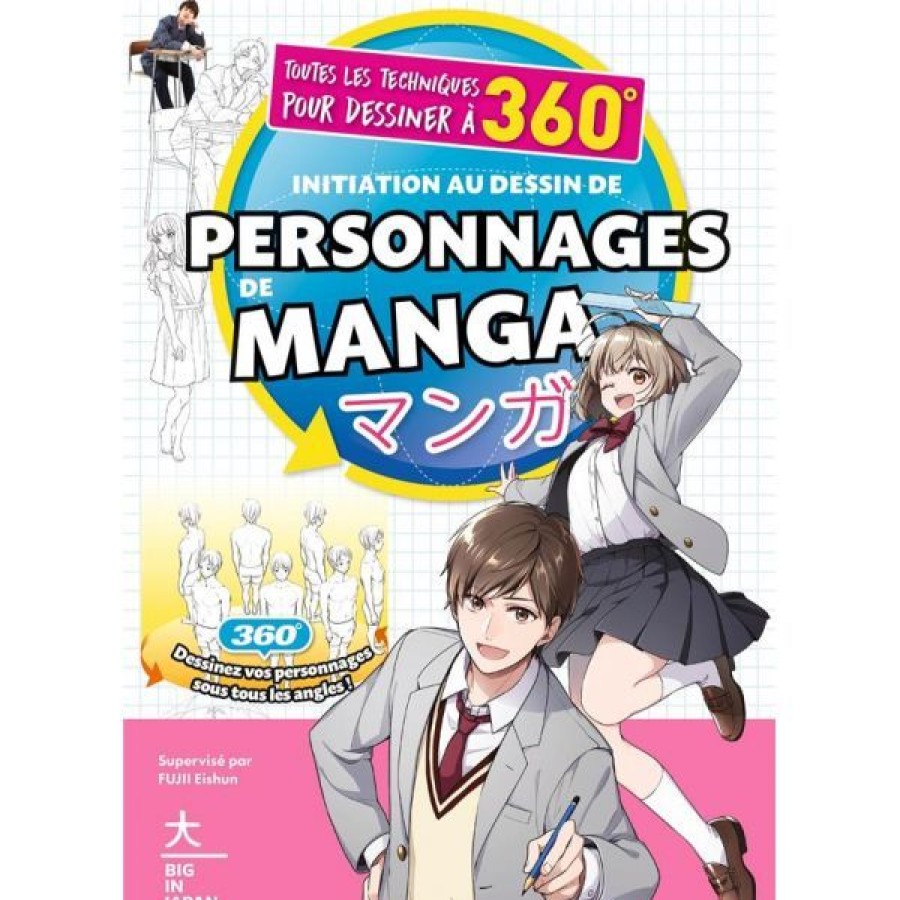 Dessin & Arts Graphiques Creastore Livres Dessin Mangas | Initiation Au Dessin De Personnages Manga - Livre