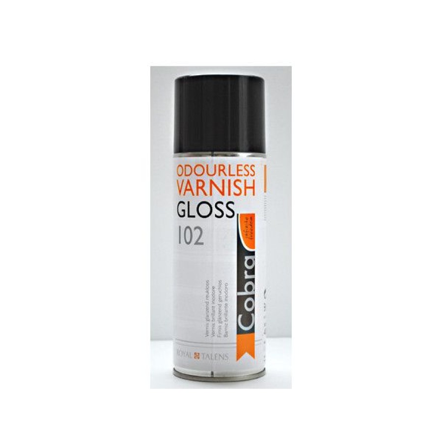 Peintures Creastore Mediums & Vernis Peinture A L'Huile | Vernis Brillant Cobra De Talens - Spray 400 Ml