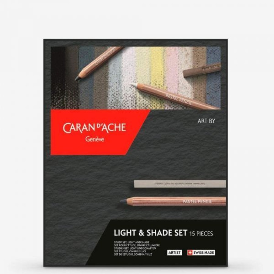 Dessin & Arts Graphiques Creastore Pastels Secs Craies | Set Dessin - Ombre Et Lumiere - Caran D'Ache