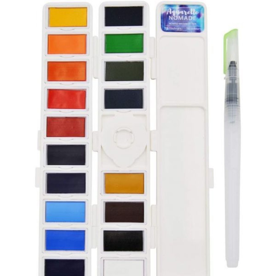 Peintures Creastore Peinture Aquarelle Fine | Set Aquarelle Nomade - Art & Go