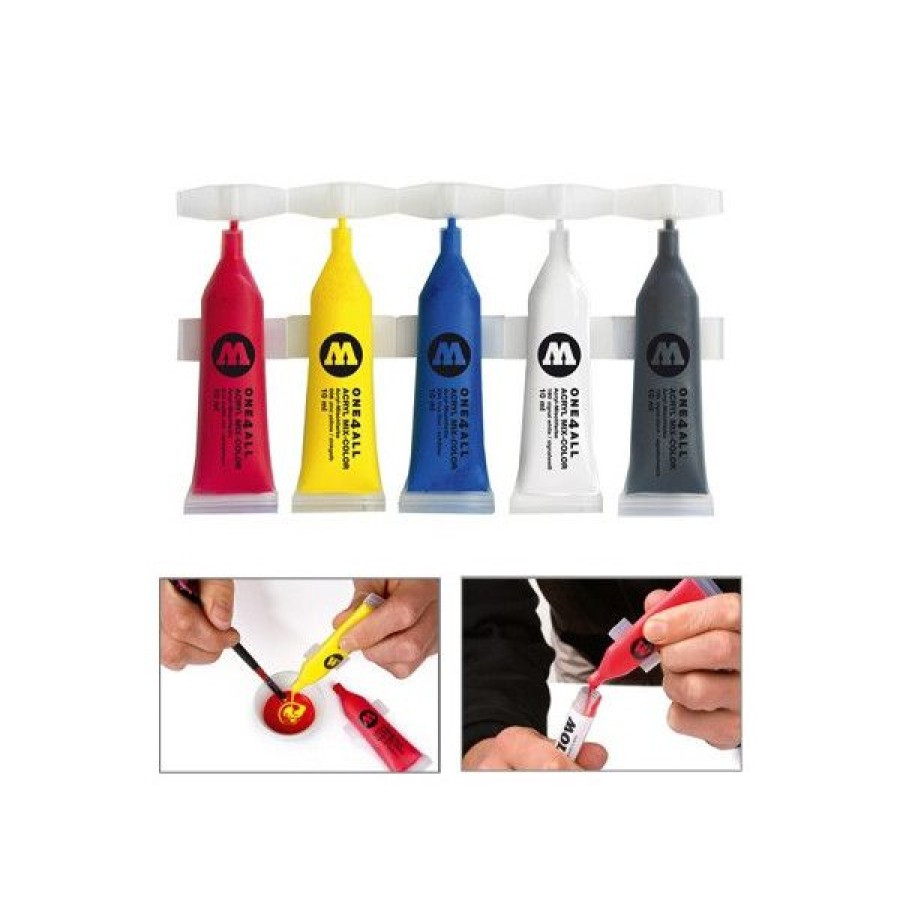 Dessin & Arts Graphiques Creastore Molotow | Pack De 5 Tubes De Peinture Acrylique Pour Marqueur - Molotow