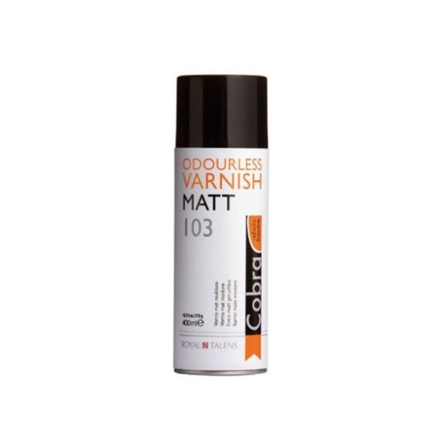 Peintures Creastore Mediums & Vernis Peinture A L'Huile | Vernis Mat Cobra De Talens - Spray 400 Ml