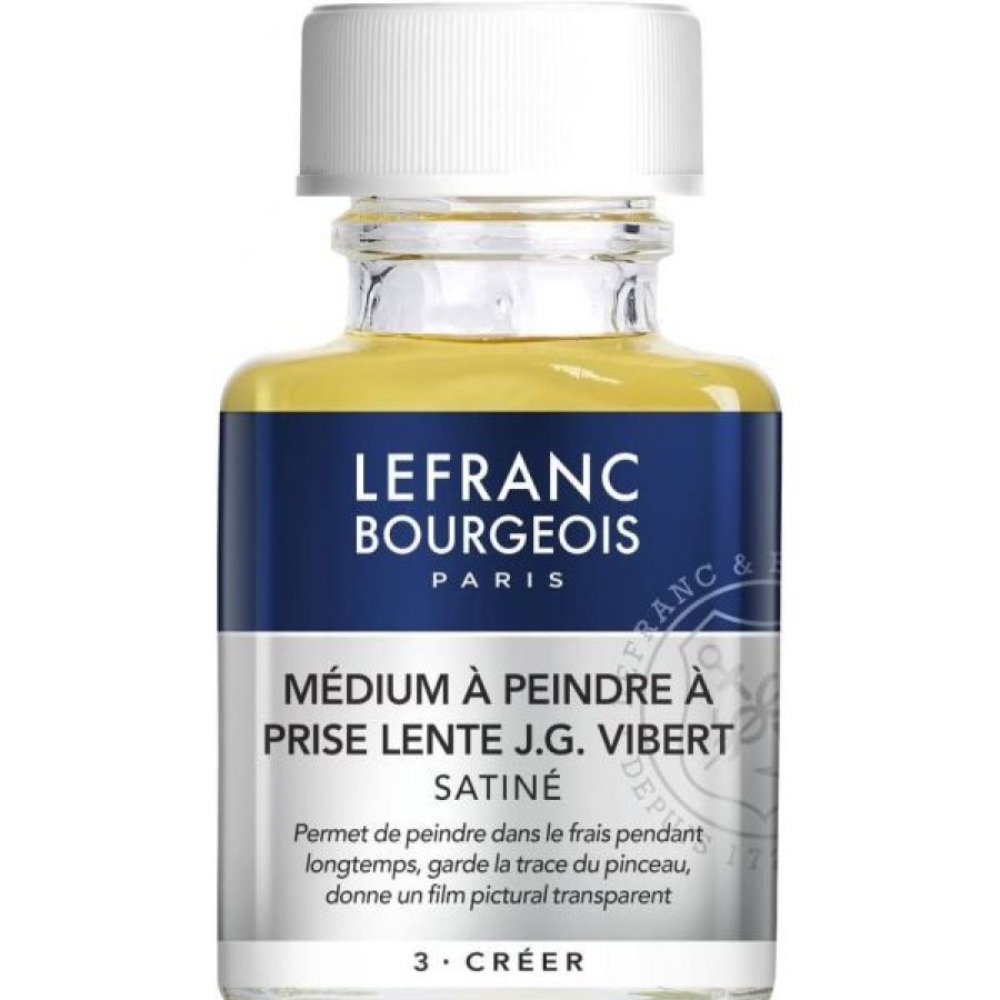 Peintures Creastore Mediums & Vernis Peinture A L'Huile | Medium A Peindre A Prise Lente J.G. Vibert - Lefranc Bourgeois