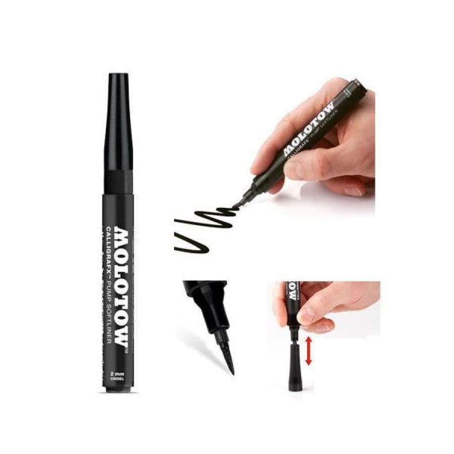 Dessin & Arts Graphiques Creastore Molotow | Marqueur Pinceau Calligrafx Rechargeable - Molotow