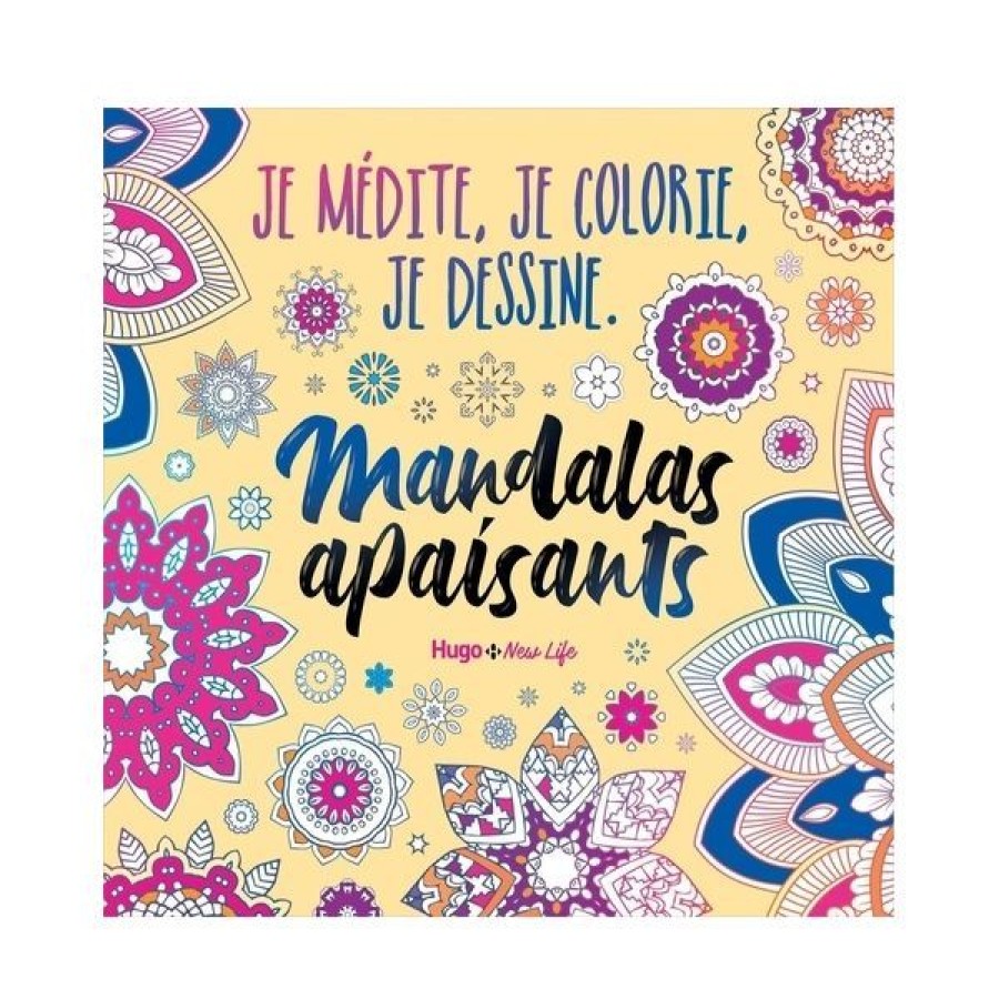 Loisirs Creatifs Creastore Livres Coloriage & Mandala | Livre Je Medite, Je Coloris, Je Dessine - Mandalas Apaisants