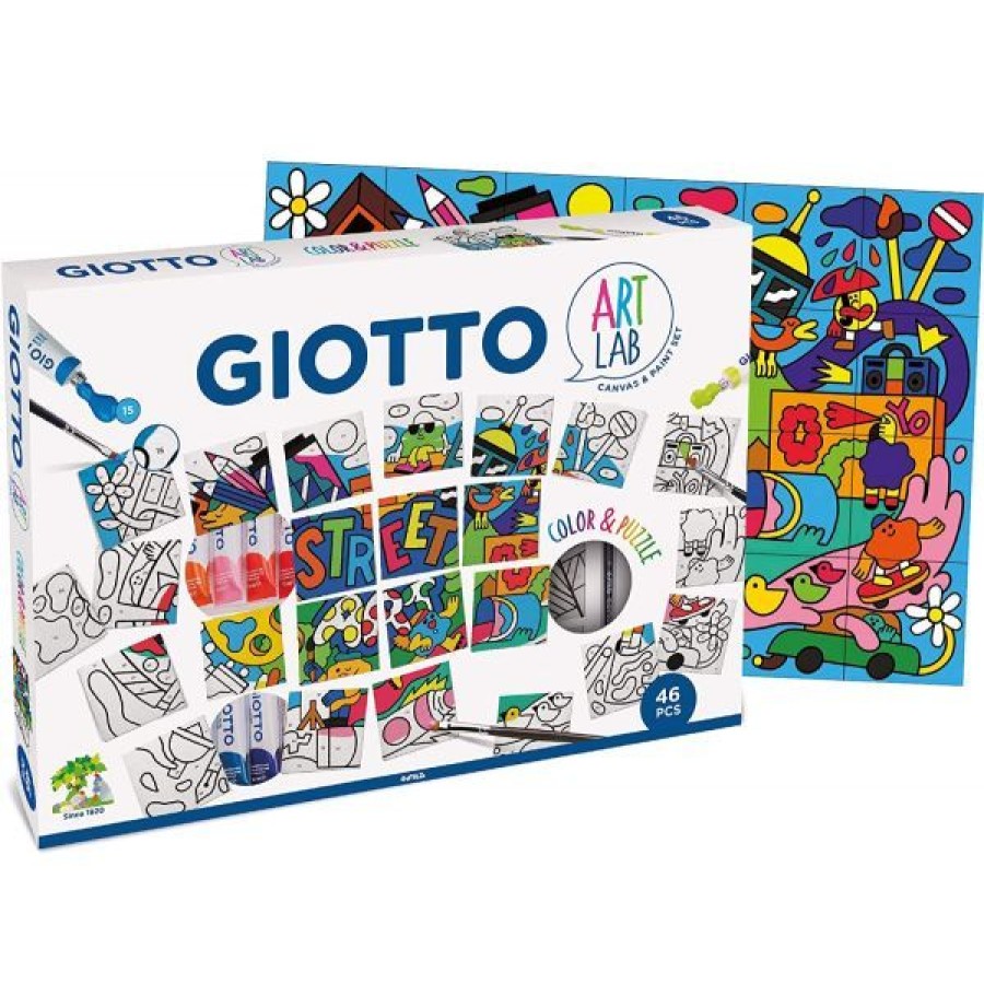 Loisirs Creatifs Creastore Peinture Pour Enfant | Coffret Color And Puzzle - Giotto