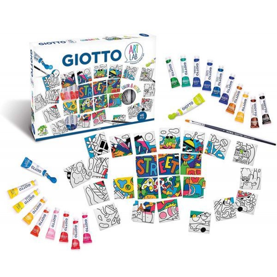 Loisirs Creatifs Creastore Peinture Pour Enfant | Coffret Color And Puzzle - Giotto