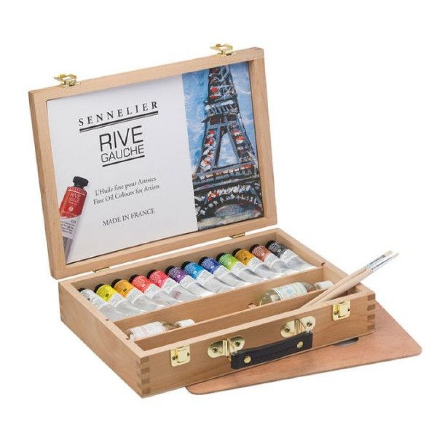 Peintures Creastore Peinture A L'Huile Fine | Coffret Huile Fine Rive Gauche 12 X 40 Ml - Sennelier