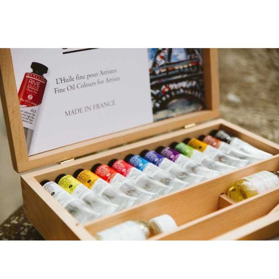 Peintures Creastore Peinture A L'Huile Fine | Coffret Huile Fine Rive Gauche 12 X 40 Ml - Sennelier