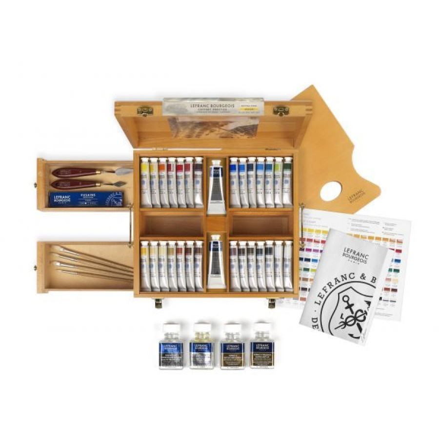 Peintures Creastore Peinture A L'Huile Extra&Fine | Coffret Huile Extra-Fine Prestige - Lefranc & Bourgeois