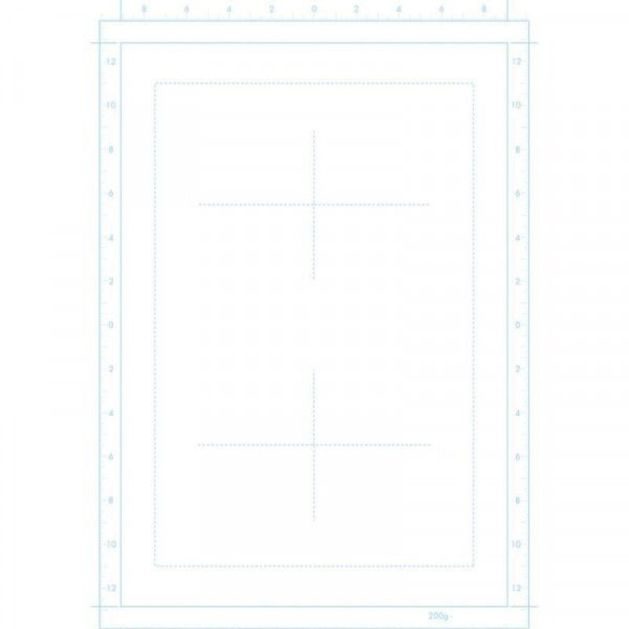 Papiers Creastore Papiers Dessin | Planches Manga & Bd Avec Reperes - 200Gr/M - Clairefontaine