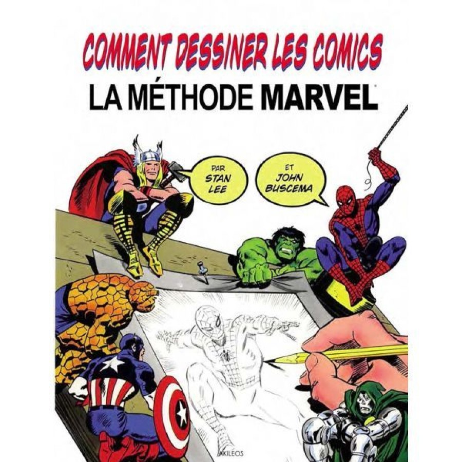 Dessin & Arts Graphiques Creastore Livres Dessin | Comment Dessiner Les Comics - Methode Marvel - Livre