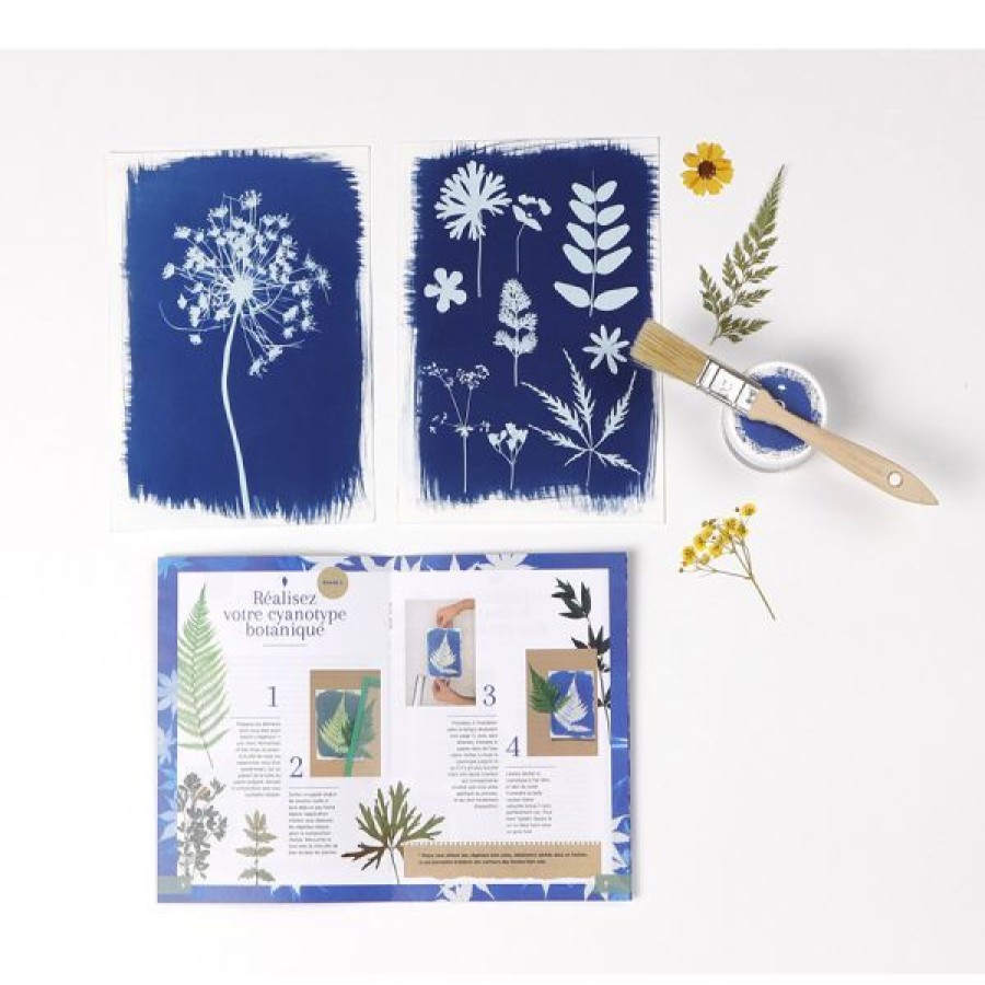 Coffrets & Cadeaux Creastore | Kit Cyanotype Complet - Clairefontaine