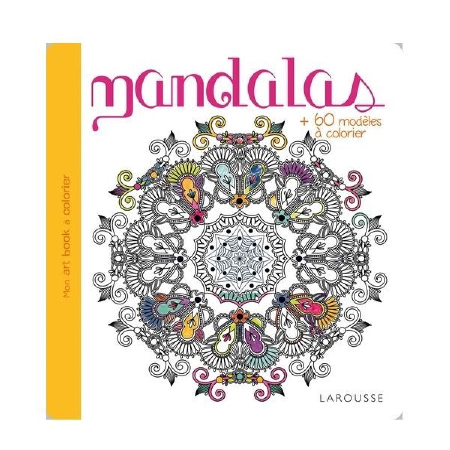 Loisirs Creatifs Creastore Livres Coloriage & Mandala | Mandalas + De 60 Modeles A Colorier - Livre