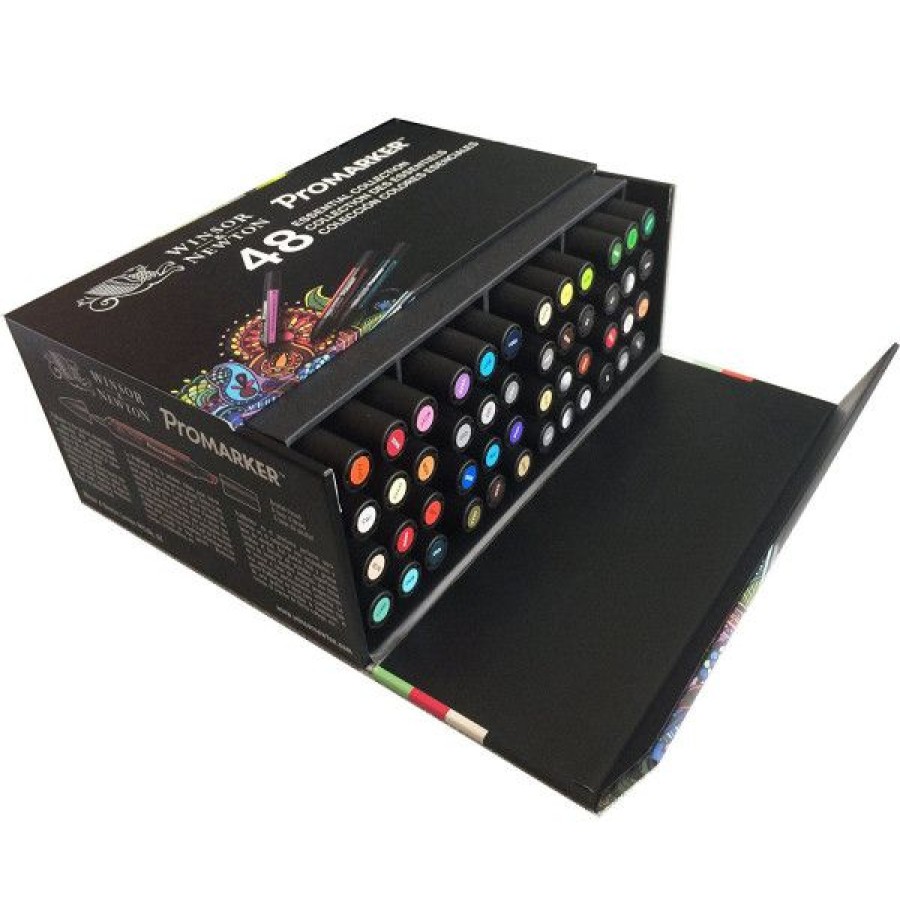 Dessin & Arts Graphiques Creastore Feutres A Alcool | Coffret De 48 Marqueurs Promarker - Winsor & Newton