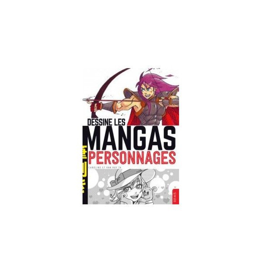 Dessin & Arts Graphiques Creastore Livres Dessin Mangas | Dessine Les Mangas Personnage - Livre