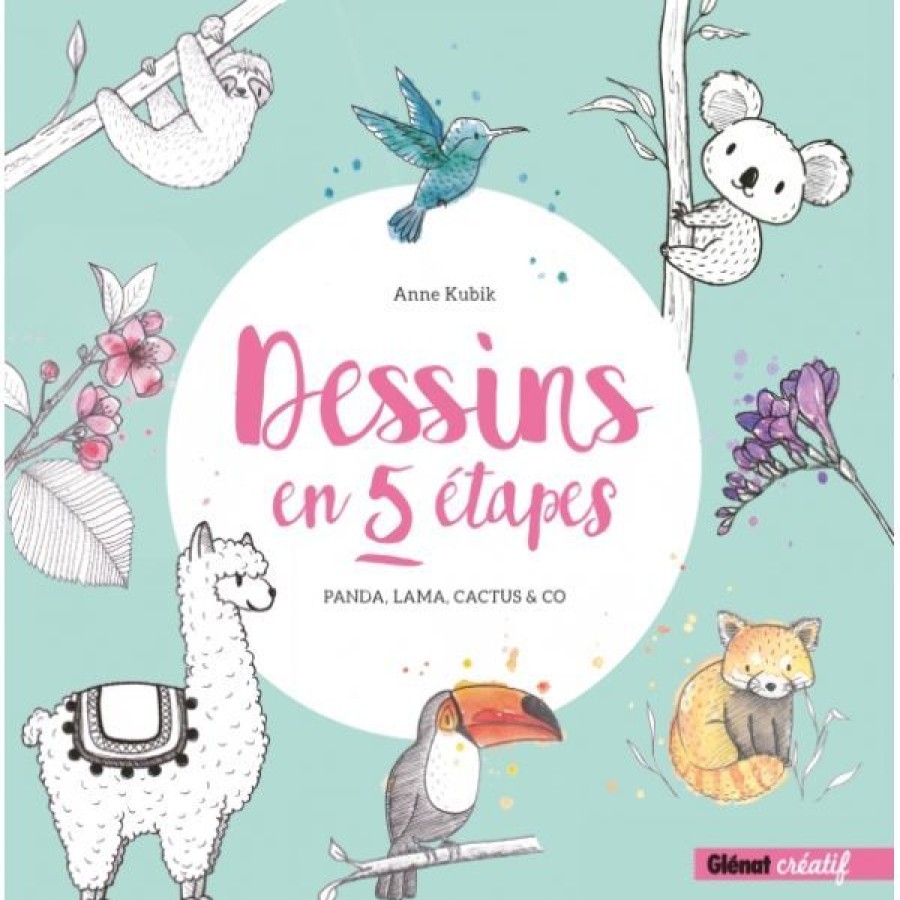 Dessin & Arts Graphiques Creastore Livres Dessin | Dessins En 5 Etapes - Livre