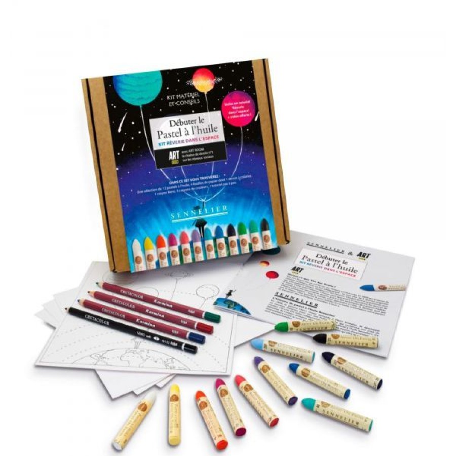 Dessin & Arts Graphiques Creastore Pastels A L'Huile | Set Decouverte Pastels A L'Huile - Reverie Dans L'Espace - Sennelier