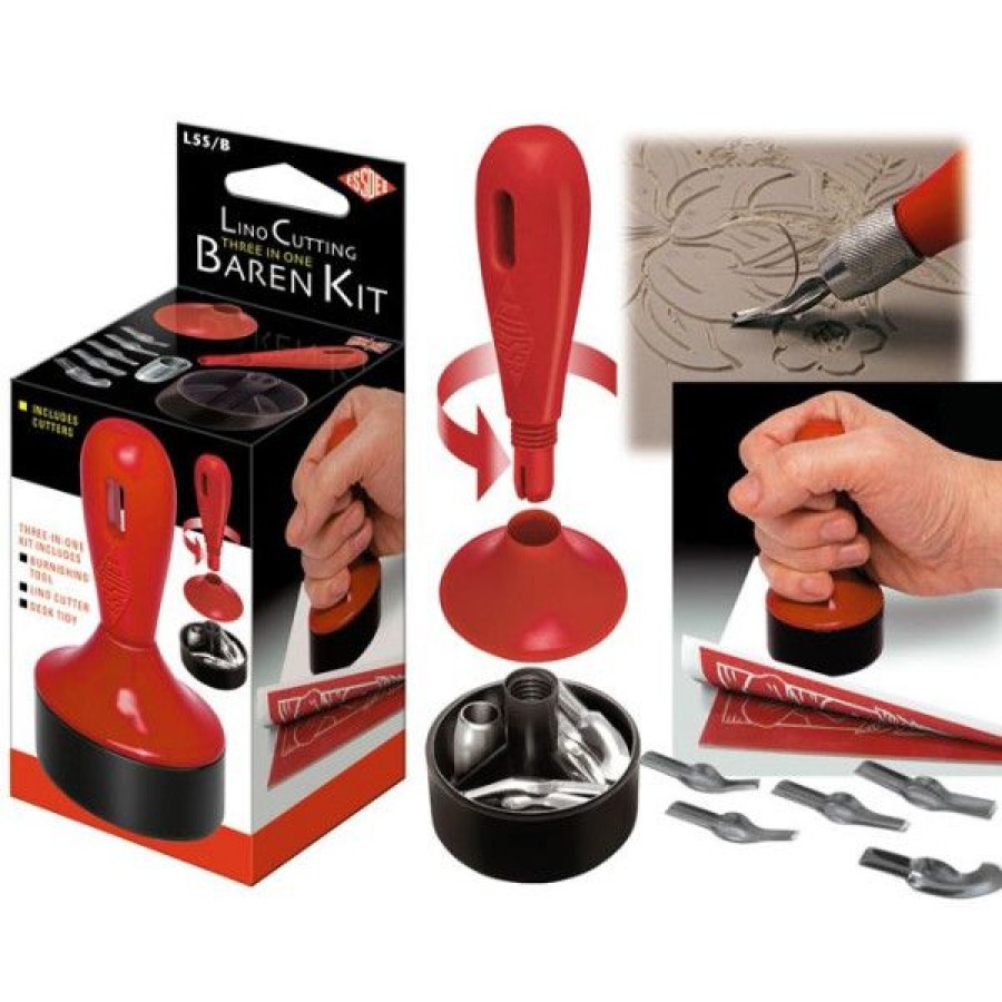 Dessin & Arts Graphiques Creastore Linogravure | Kit De Linogravure - Gouges Et Tamponneur