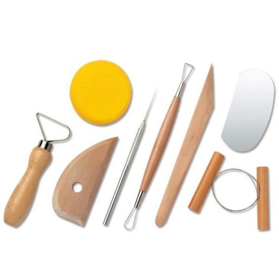 Loisirs Creatifs Creastore Modelage | Set De 8 Outils Pour Poterie Et Modelage