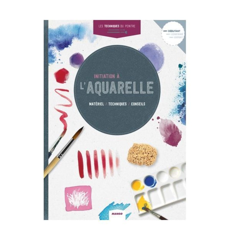 Peintures Creastore Livres Aquarelle | Initiation A L'Aquarelle - Livre