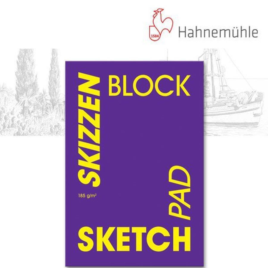 Papiers Creastore Blocs A Croquis | Bloc De Papier A Croquis 185 G/M - Sketch Pad - Moulin Du Coq