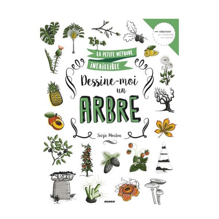 Dessin & Arts Graphiques Creastore Livres Dessin | Dessine-Moi Un Arbre - Livre