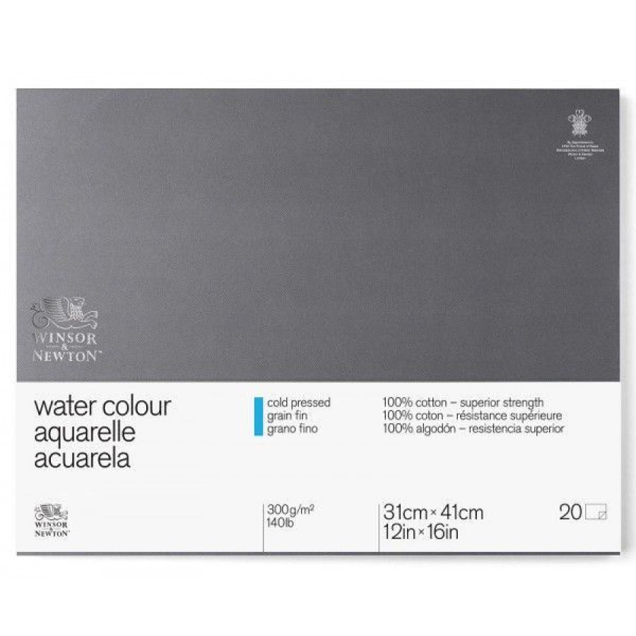 Papiers Creastore Papiers Peinture Aquarelle | Bloc Aquarelle - 300Gr Grain Fin - Winsor & Newton