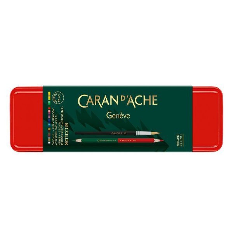 Dessin & Arts Graphiques Creastore Crayons De Couleurs | Set Prismalo Bicolor - Caran D'Ache