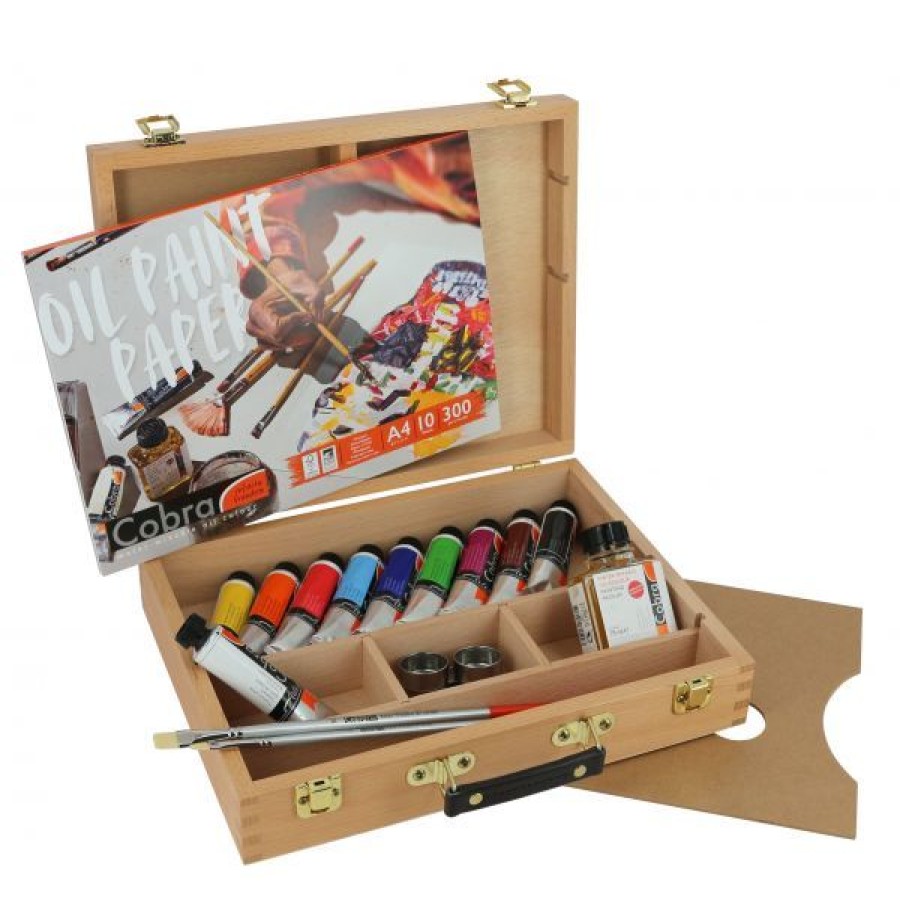 Peintures Creastore Peinture A L'Huile Extra&Fine | Coffret Cobra, Peinture A L'Huile Extra-Fine Diluable A L'Eau