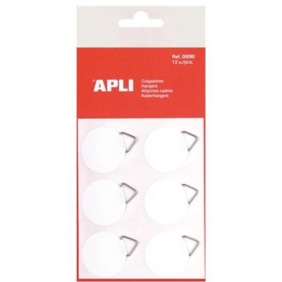 Cartons Mousse & Plume Creastore Colles Adhesifs | Set De 12 Attaches Cadres - Apli