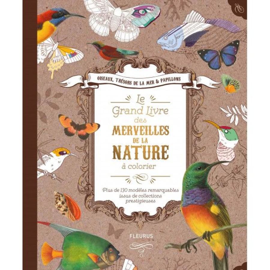 Dessin & Arts Graphiques Creastore Crayons De Couleurs | Le Grand Livre Des Merveilles De La Nature A Colorier - Livre