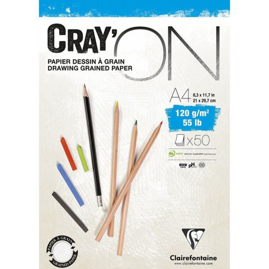 Papiers Creastore Blocs A Croquis | Bloc Cray'On 120Gr - Clairefontaine