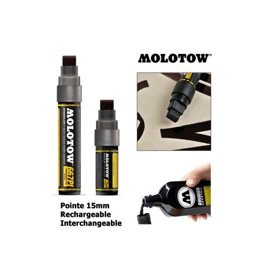 Dessin & Arts Graphiques Creastore Molotow | Marqueur Masterpiece Speedflow - 15Mm - Molotow