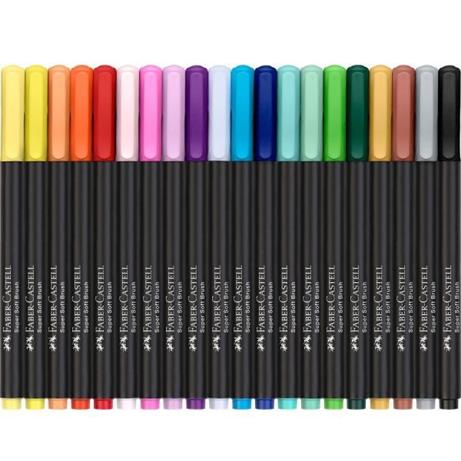 Dessin & Arts Graphiques Creastore Feutres | Set De 20 Feutres Black Edition - Faber-Castell