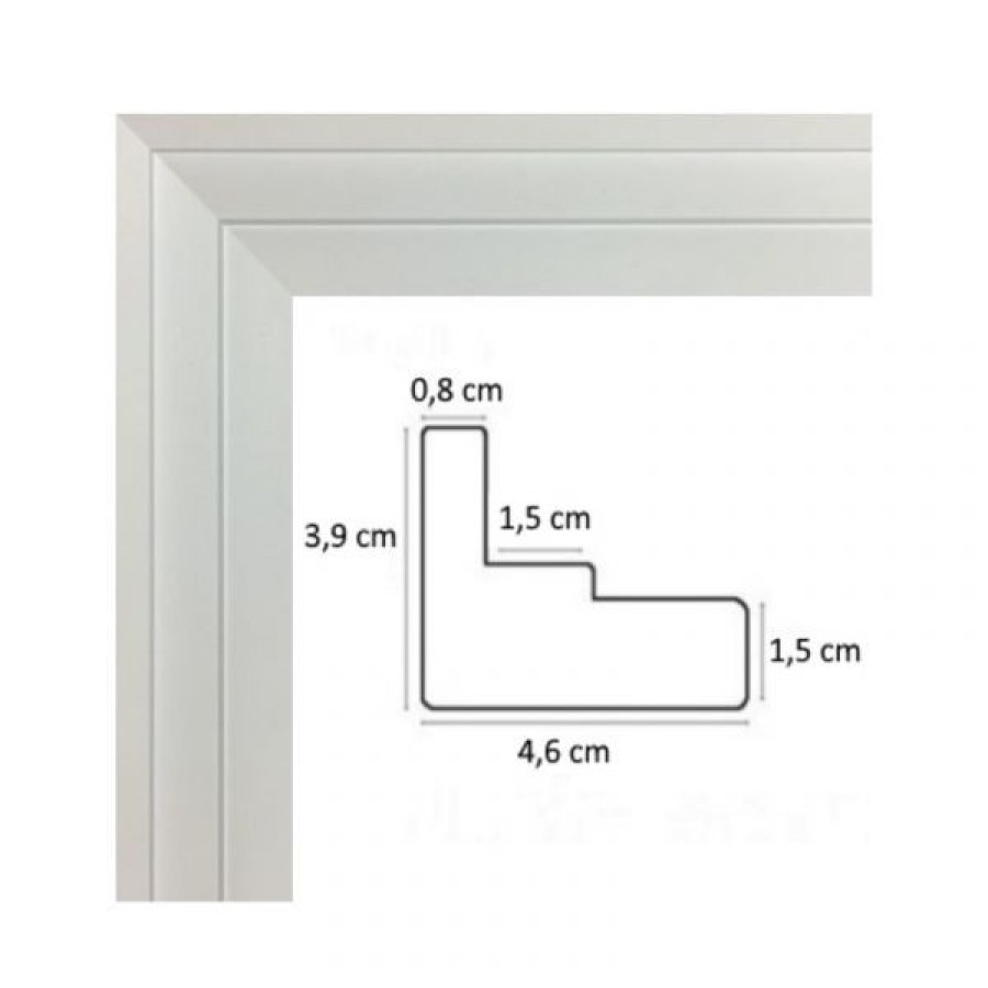 Chassis Toiles Et Chevalets Creastore | Caisse Americaine Eco - Blanc