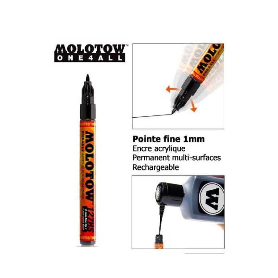 Dessin & Arts Graphiques Creastore Molotow | Marqueur One4All - 1Mm - 127Hs-Ef - Molotow