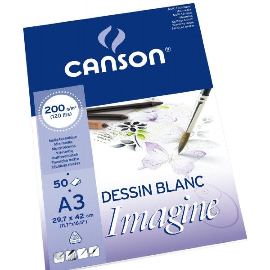 Papiers Creastore Papiers Dessin | Bloc Papier Imagine - 200Gr/M - Canson