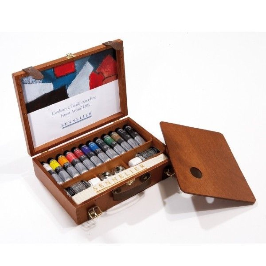 Peintures Creastore Peinture A L'Huile Extra&Fine | Coffret Huile Extra-Fine - 12 Tubes 40Ml - Sennelier