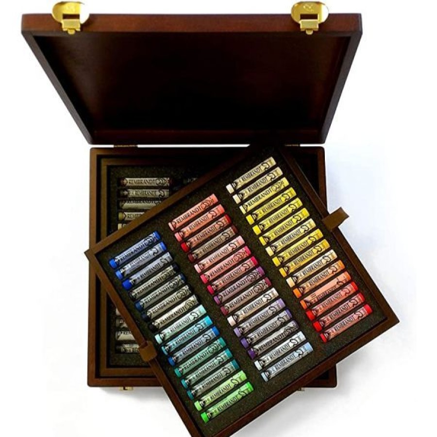 Dessin & Arts Graphiques Creastore Pastels Secs Craies | Coffret 90 Pastels Secs Rembrandt - Paysage