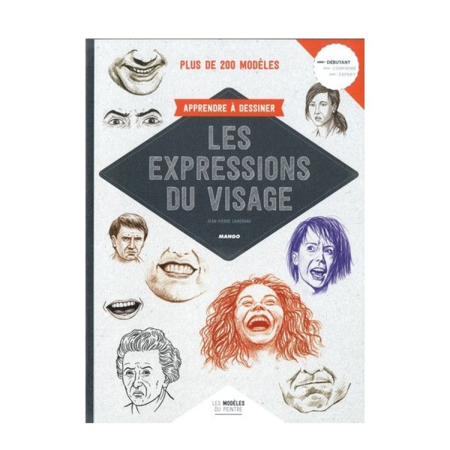 Dessin & Arts Graphiques Creastore Livres Dessin | Apprendre A Dessiner Les Expressions - Livre