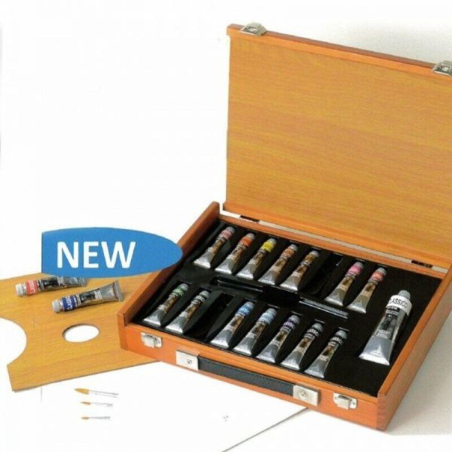 Peintures Creastore Peinture A L'Huile Extra&Fine | Coffret 17 Tubes Huile Extra-Fine Classico - Maimeri