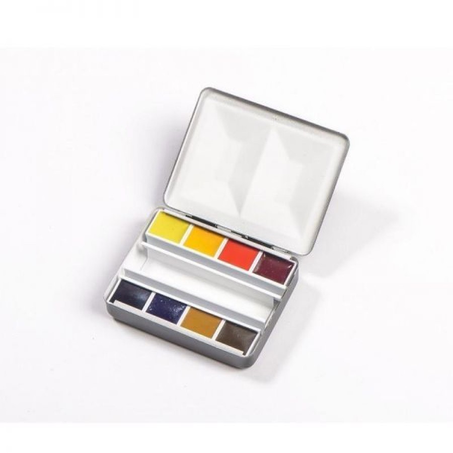 Peintures Creastore Peinture Aquarelle Extra&Fine | Boite Aquarelle Bijou - 8 Demi-Godets - Blockx