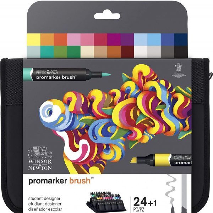 Dessin & Arts Graphiques Creastore Feutres A Alcool | Set Etudiant 24 Brushmarkers