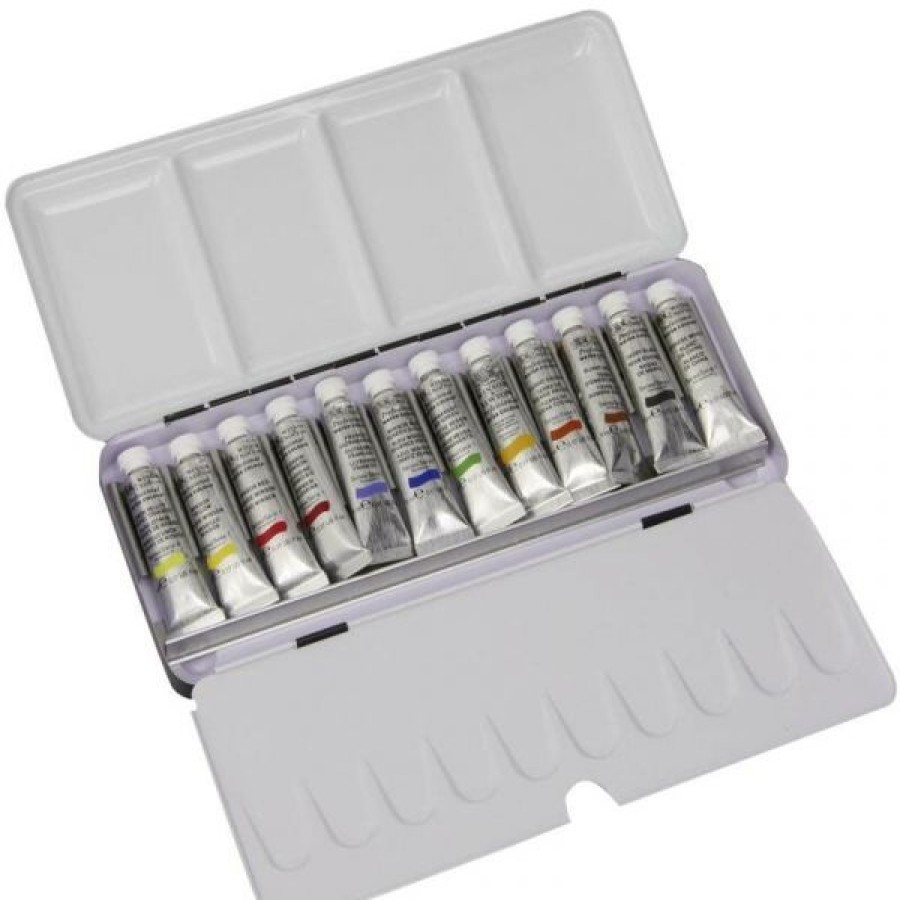 Peintures Creastore Peinture Aquarelle Extra&Fine | Boite Aquarelle Extra-Fine - 12 Tubes 5Ml - Winsor & Newton