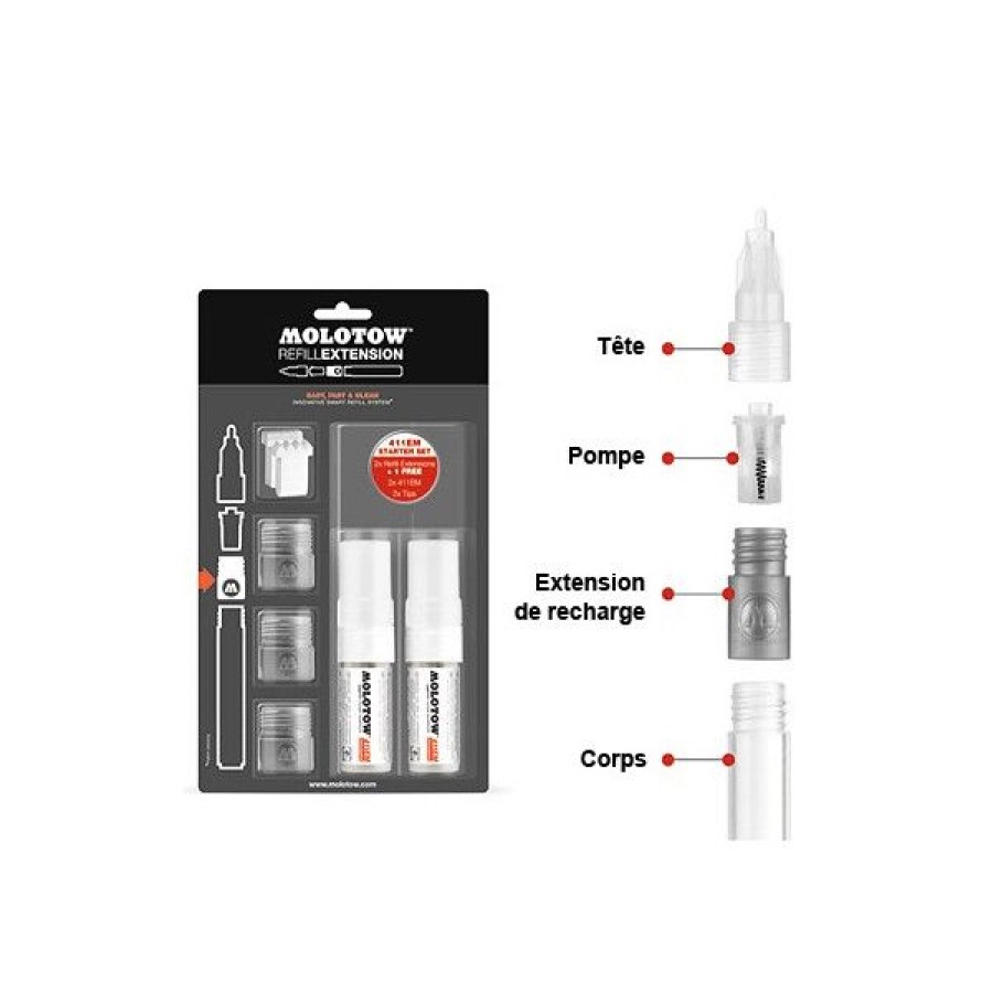 Dessin & Arts Graphiques Creastore Molotow | Starter Kit 411Em - Molotow